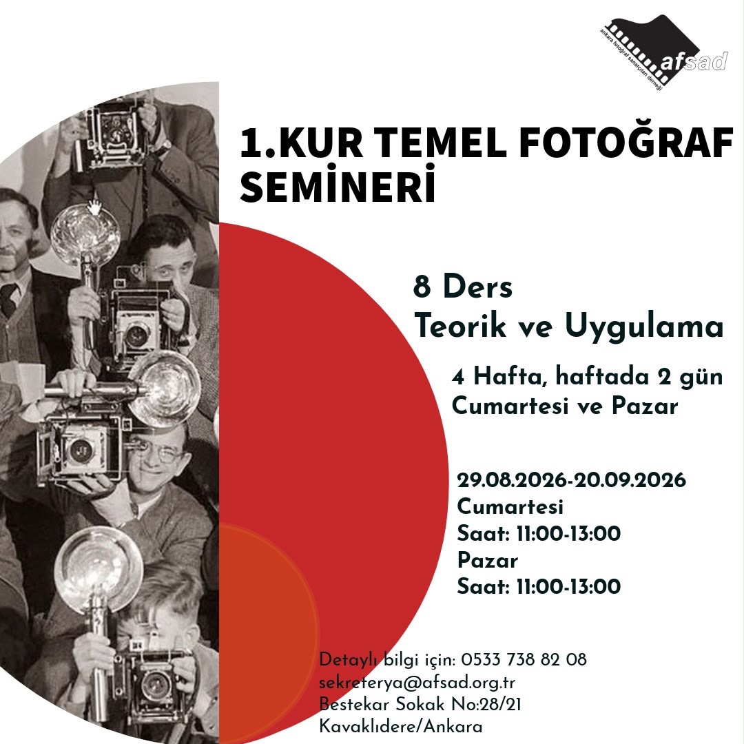 1. Kur Temel Fotoğraf Semineri