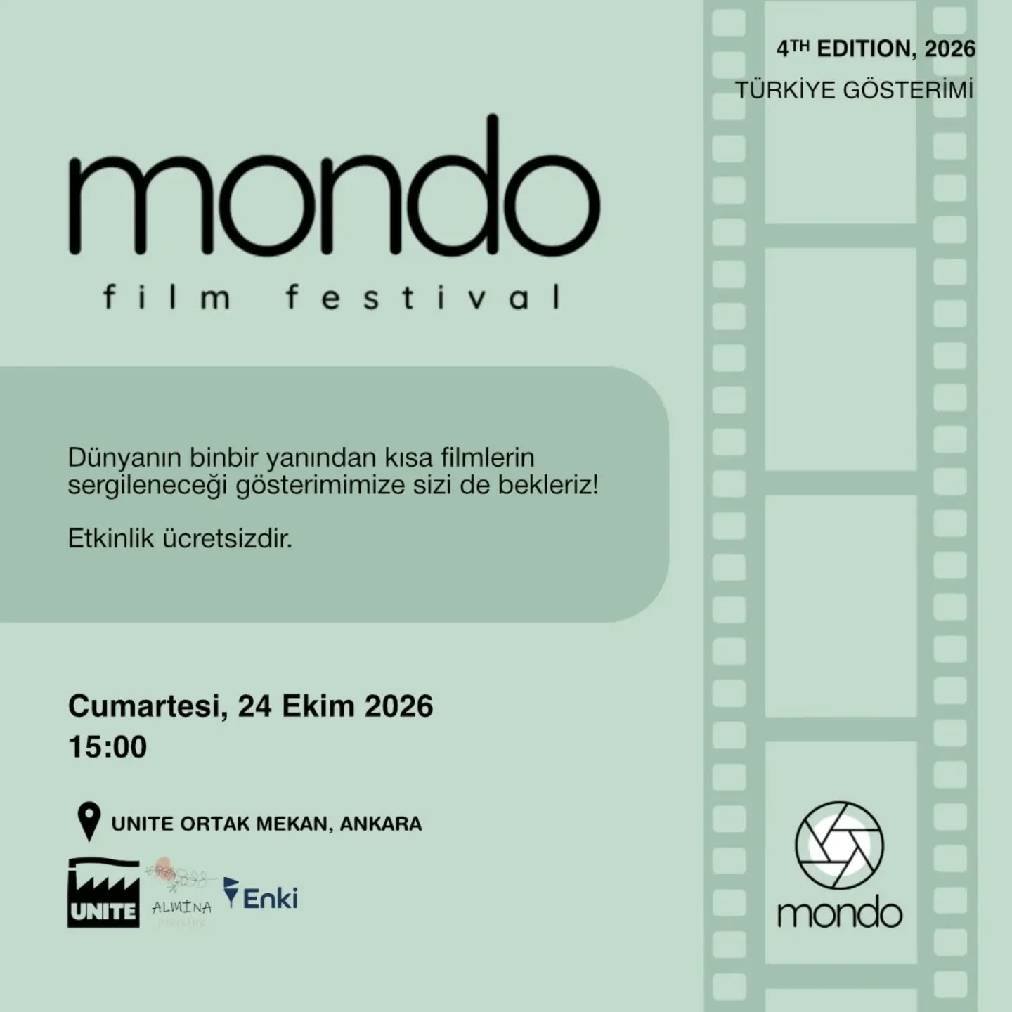 Mondo Film Festivali | Türkiye Gösterimi