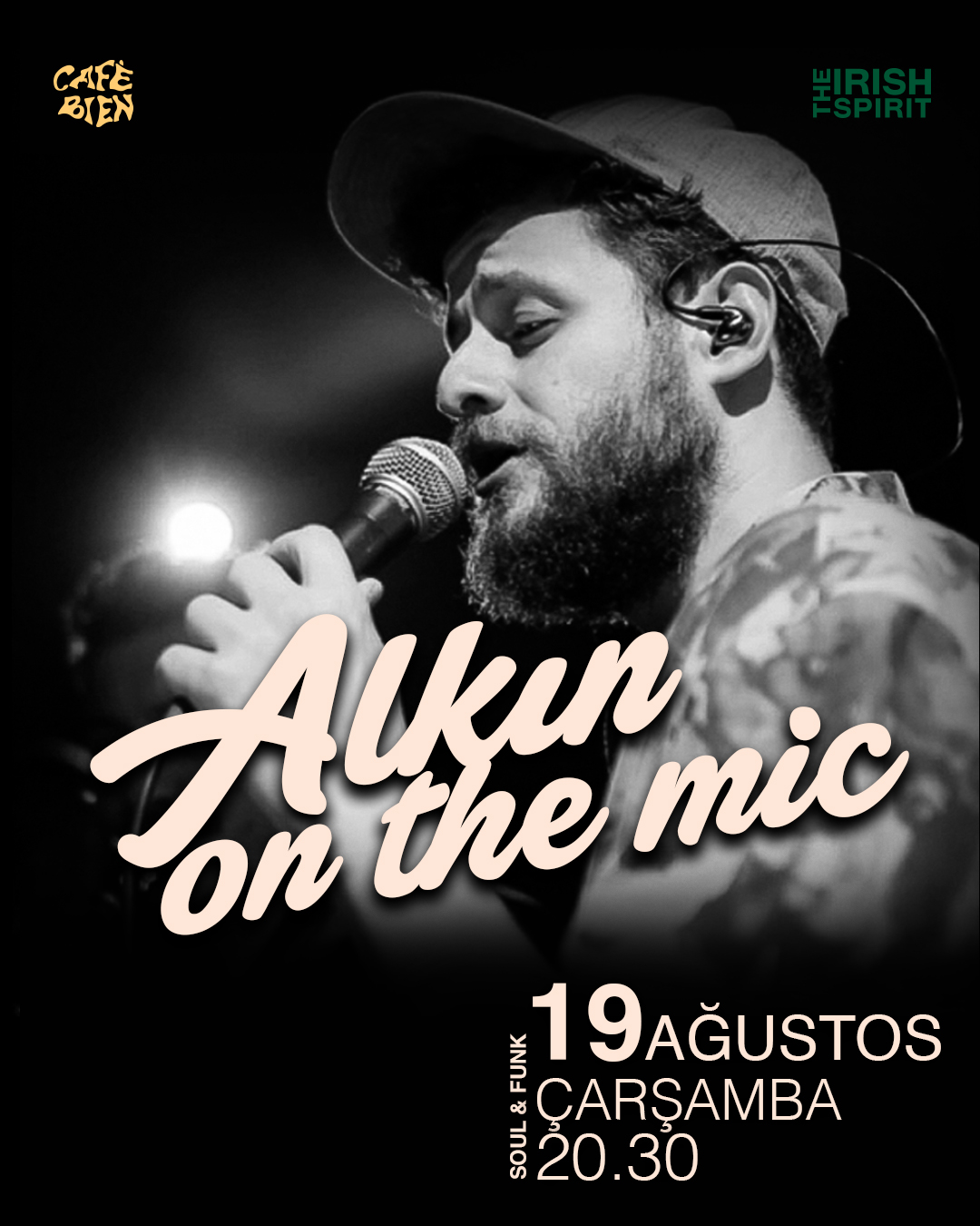 Alkın on the mic