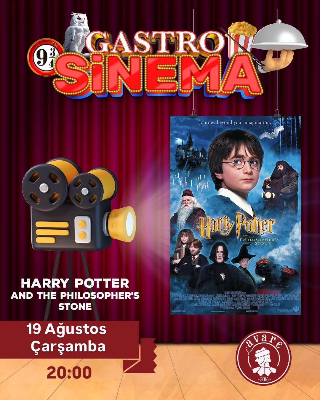 Harry Potter and the Philosopher's Stone - Gastro Sinema