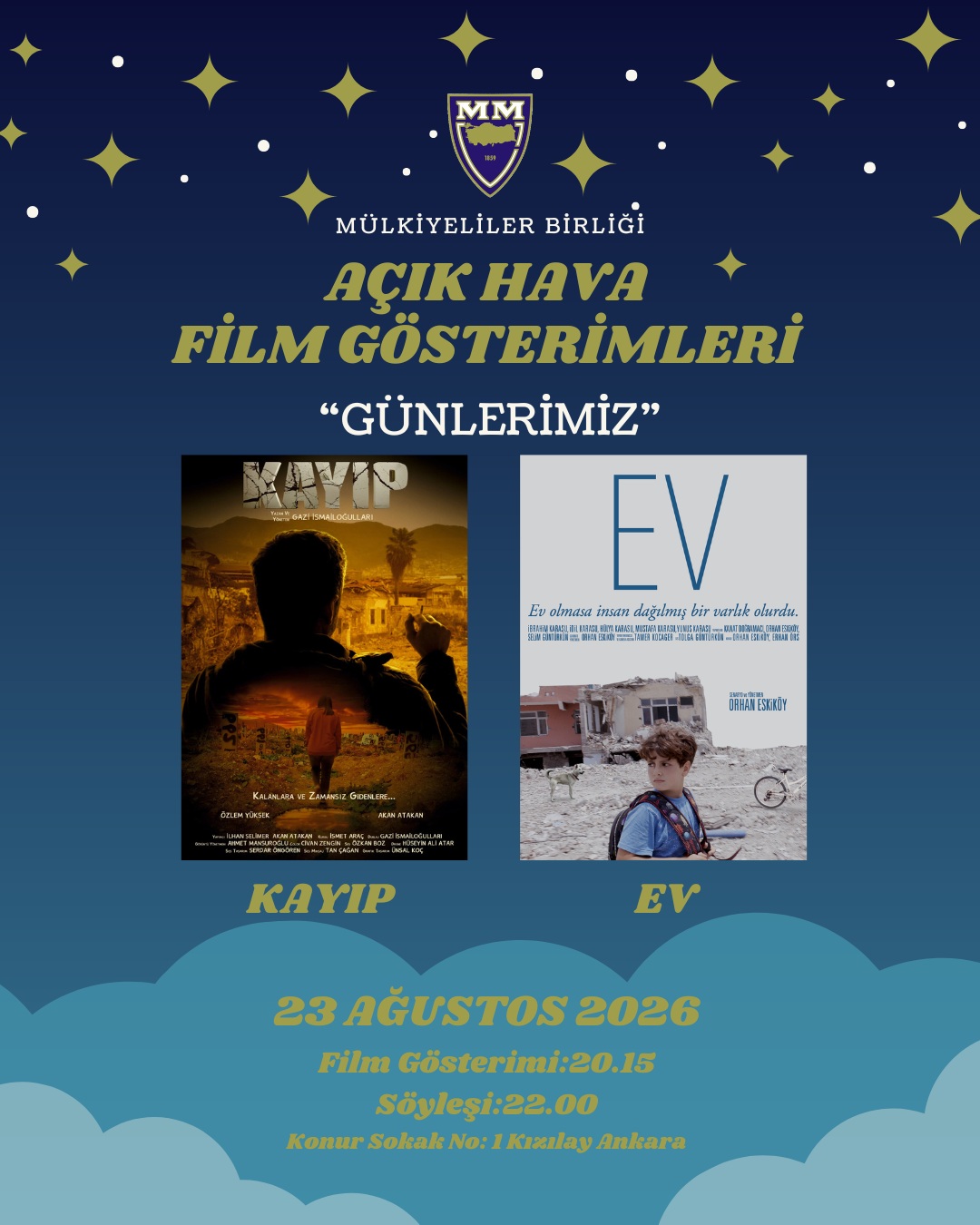 Açık Hava Film Gösterimi: Ev + Kayıp